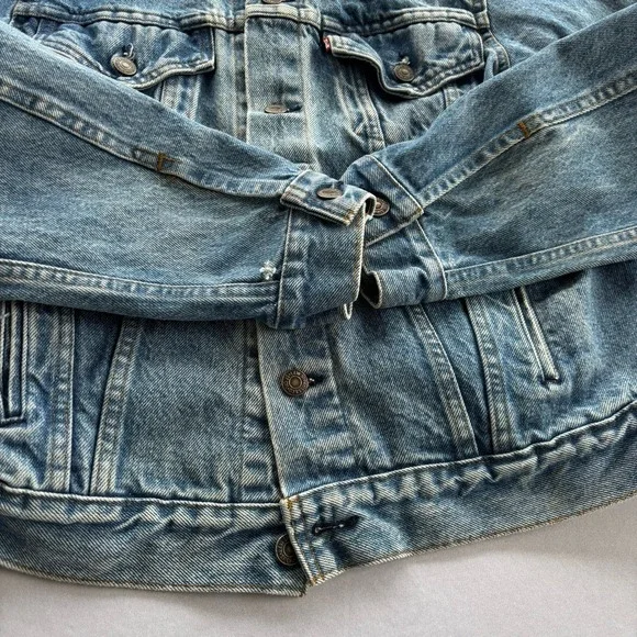 Levi's 70505 Vintage‎ USA Made Trucker Jacket Medium Denim Fade